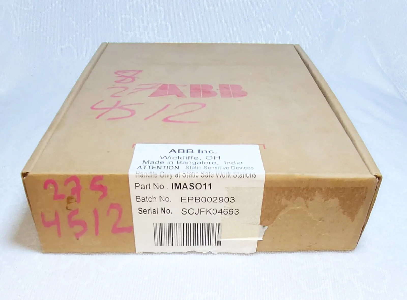 ABB Bailey IMASO11 Analogausgangsmodul – Vorderansicht