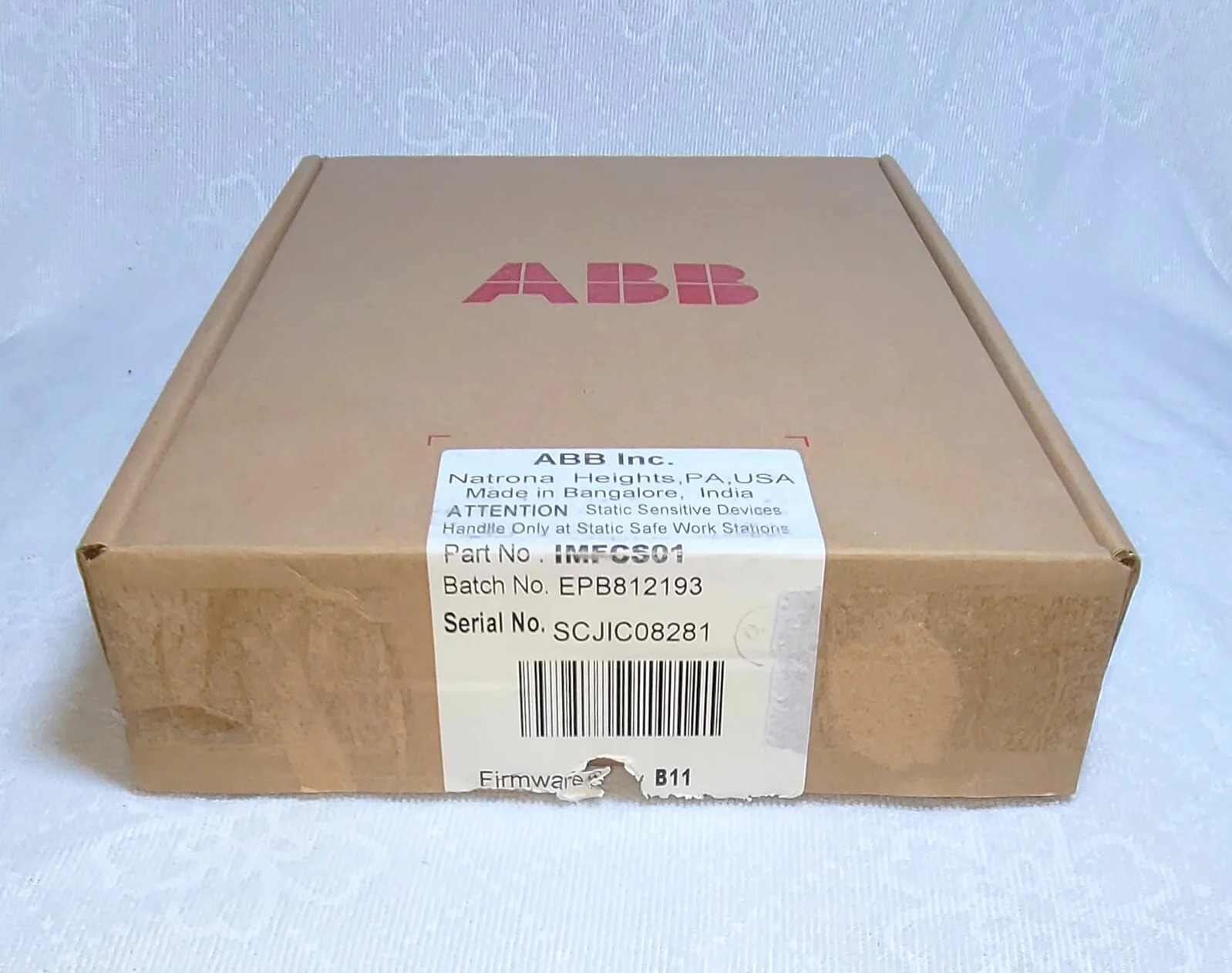 ABB IMFCS01 Frequency Counter Slave Module – front view