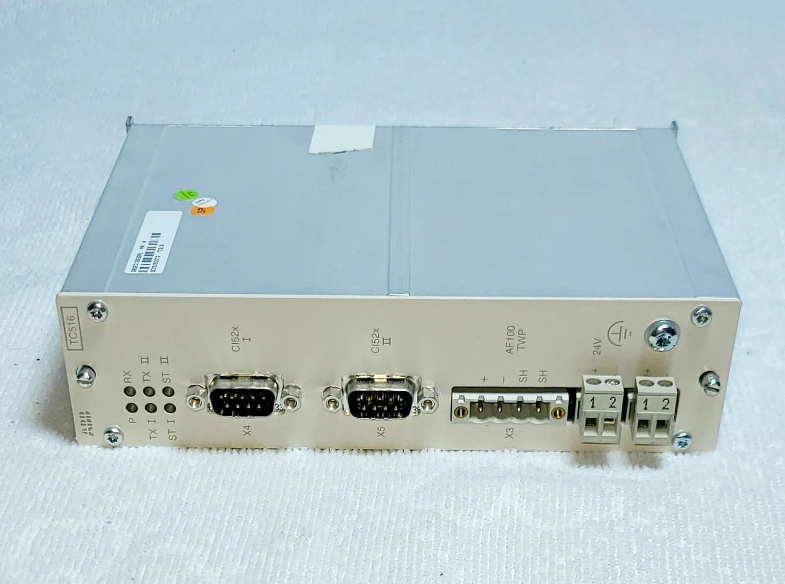 ABB TC516 RS-485 Twisted-Pair Modem 3BSE012632R1 – front view