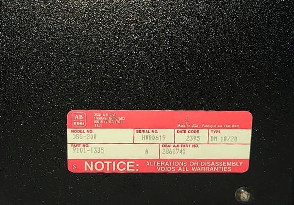 Allen Bradley Osai  Servo Drive OSS 200 DM 10/20