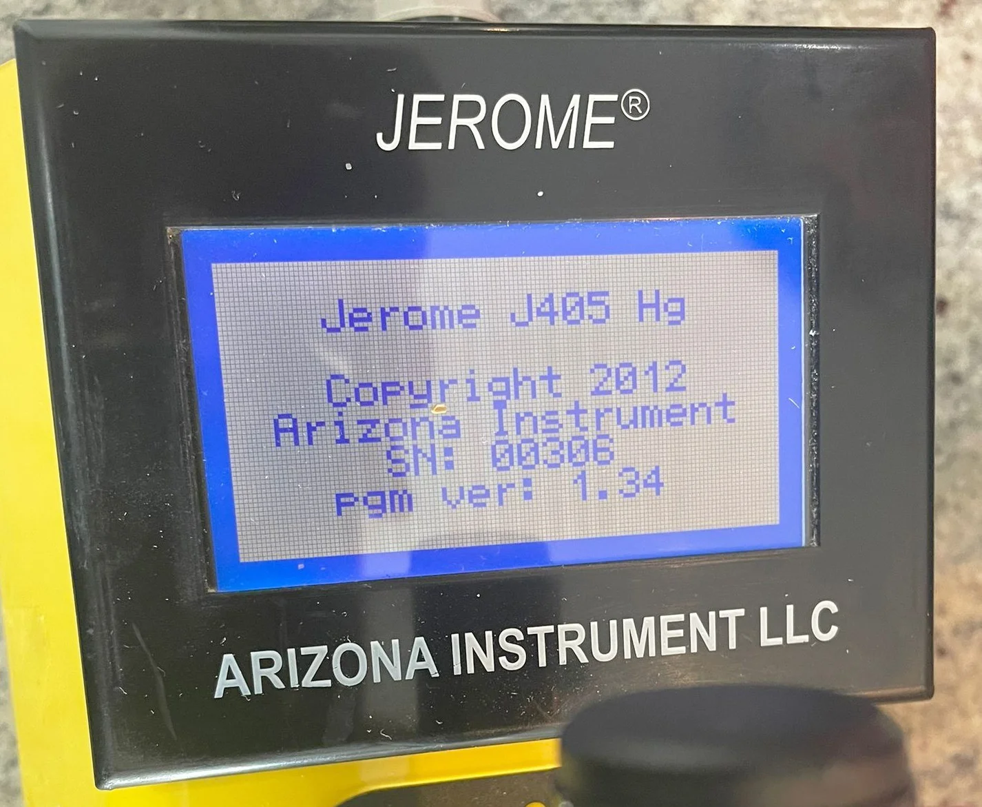 AMETEK Jerome J405 Quecksilberdampf-Analysator – Vorderansicht