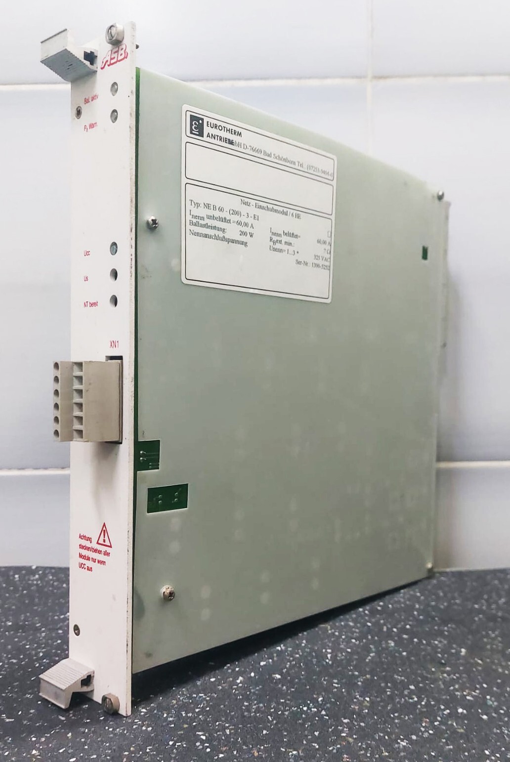 ASB Eurotherm AC Servo drive Type NE B 60 - (200) -3 E1