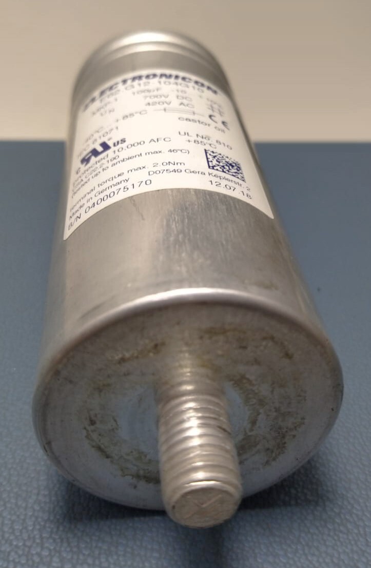 Electronicon AC/DC Capacitor E62.G12-104G10 (Lot of 5)