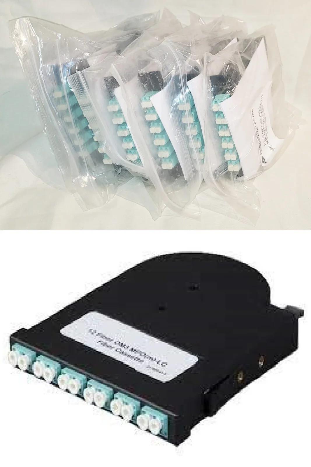 Sumitomo FTLC-MP12COM3-L 12F MPO-LC Cassette – ön görünüm