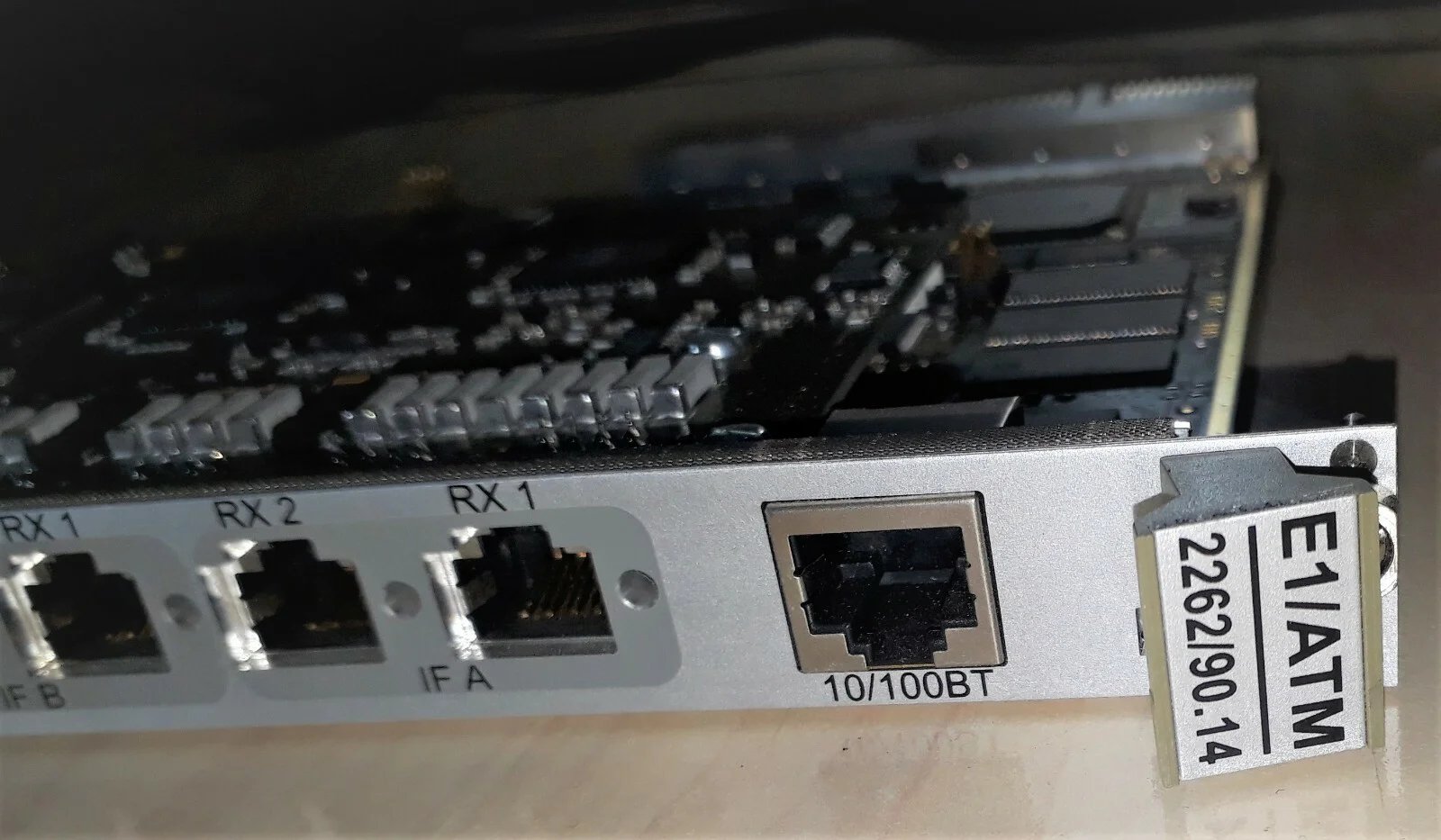 JDSU bitGate 2262/90.14 E1/ATM Analysatormodul – Vorderansicht