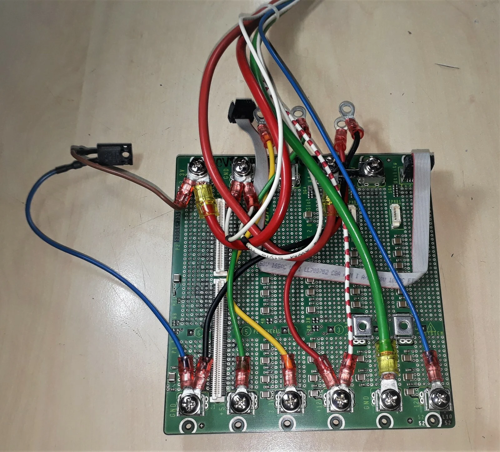JDSU bitGate 8635 Backplane und Stromschnittstelle – Vorderansicht