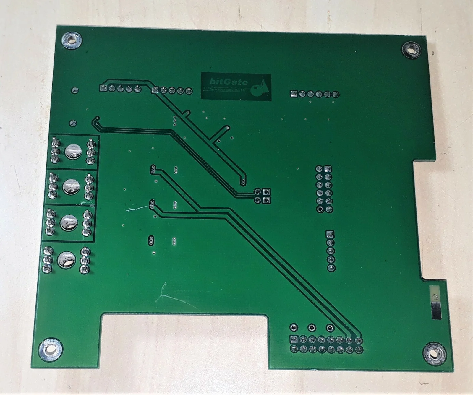 JDSU bitGate 8635 Backplane und Stromschnittstelle – Vorderansicht