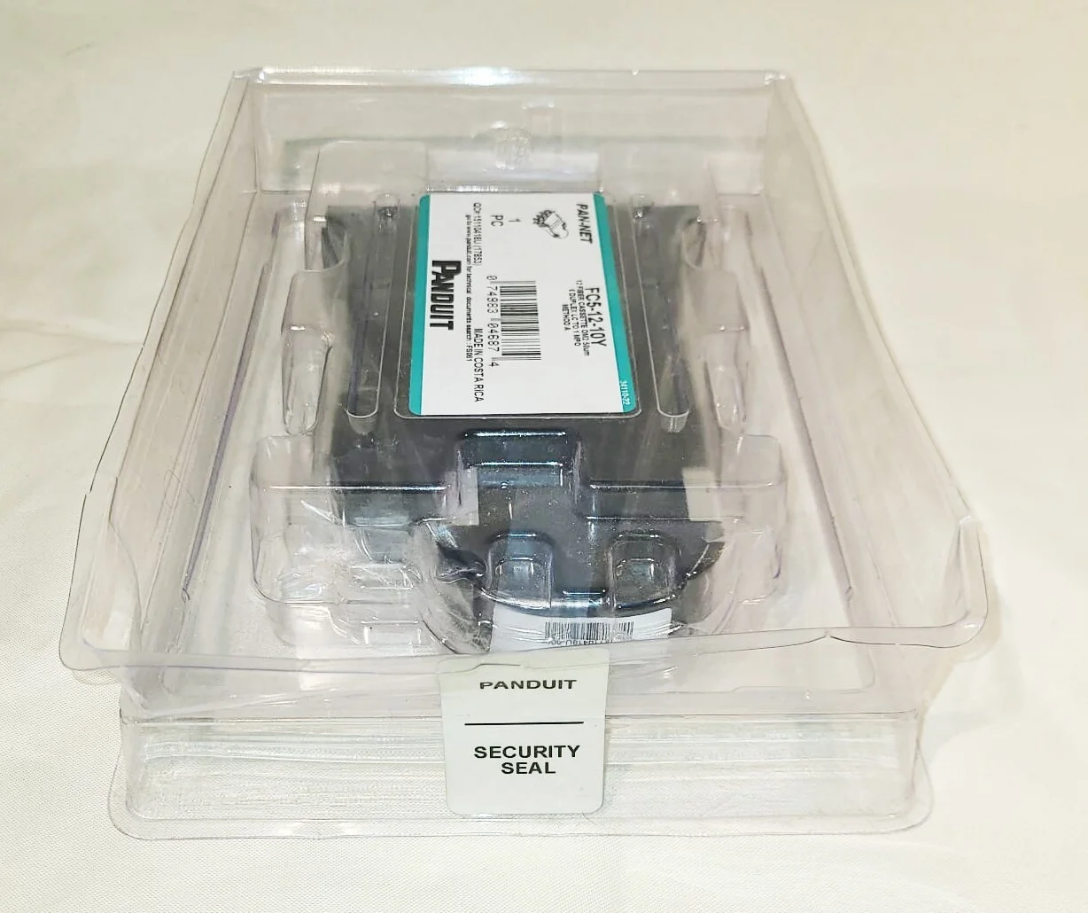 Panduit FC5-12-10Y 12-Fiber OM2 Cassette – front view