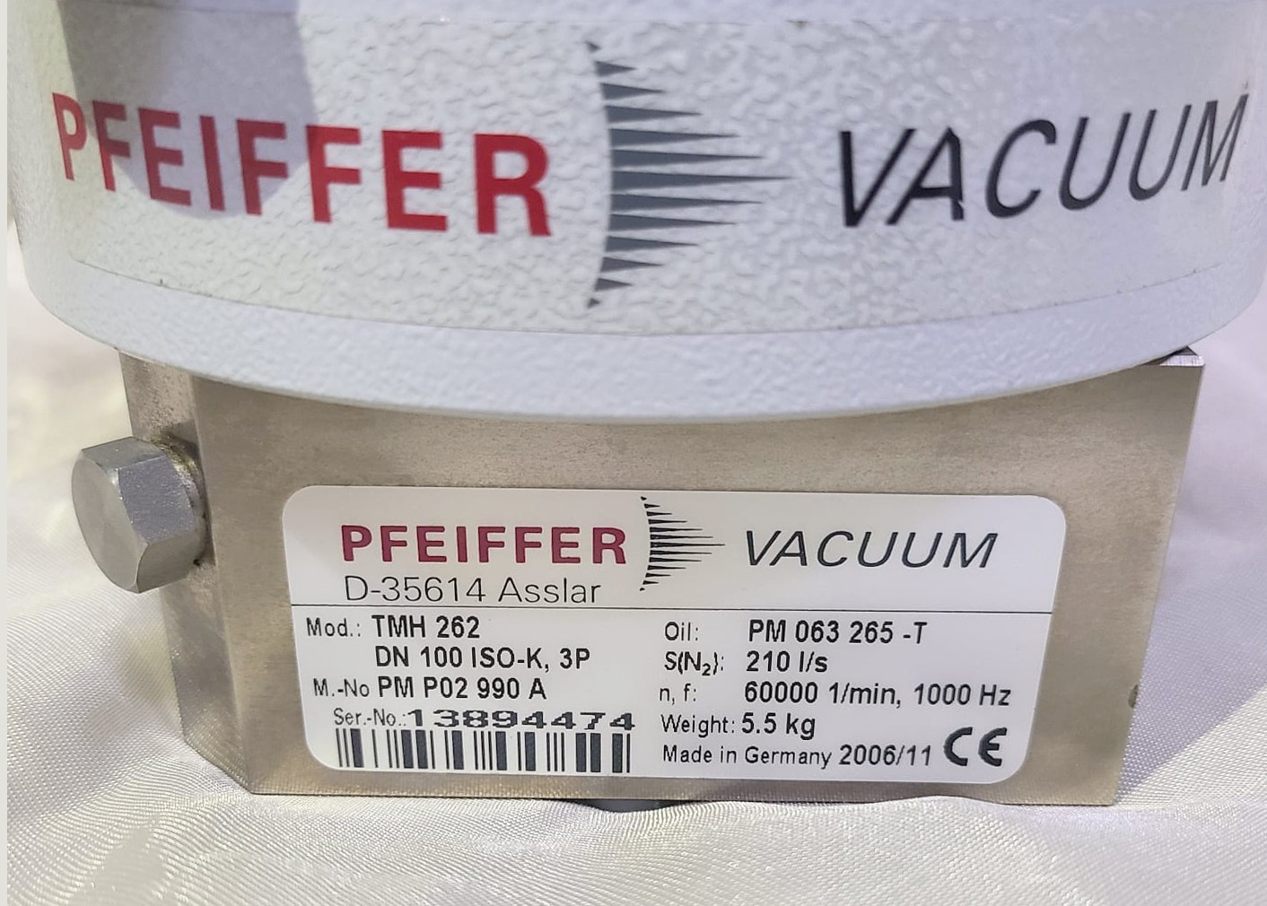 PFEIFFER Vacuum TMH-262 | D-35614 Asslar TC100 Controller