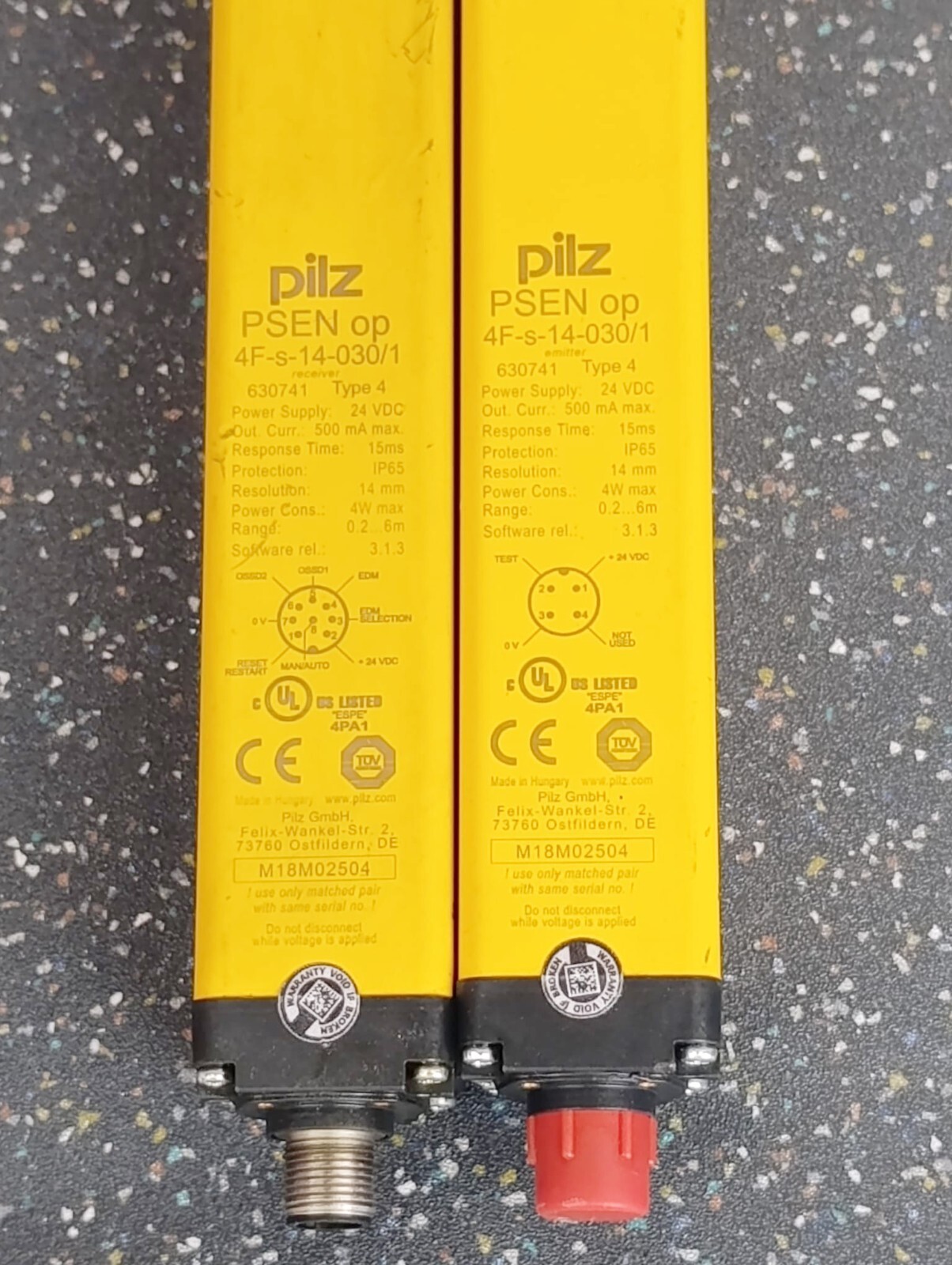 Pilz PSEN OP 4F-S-14-030/1 (Lot of Two)