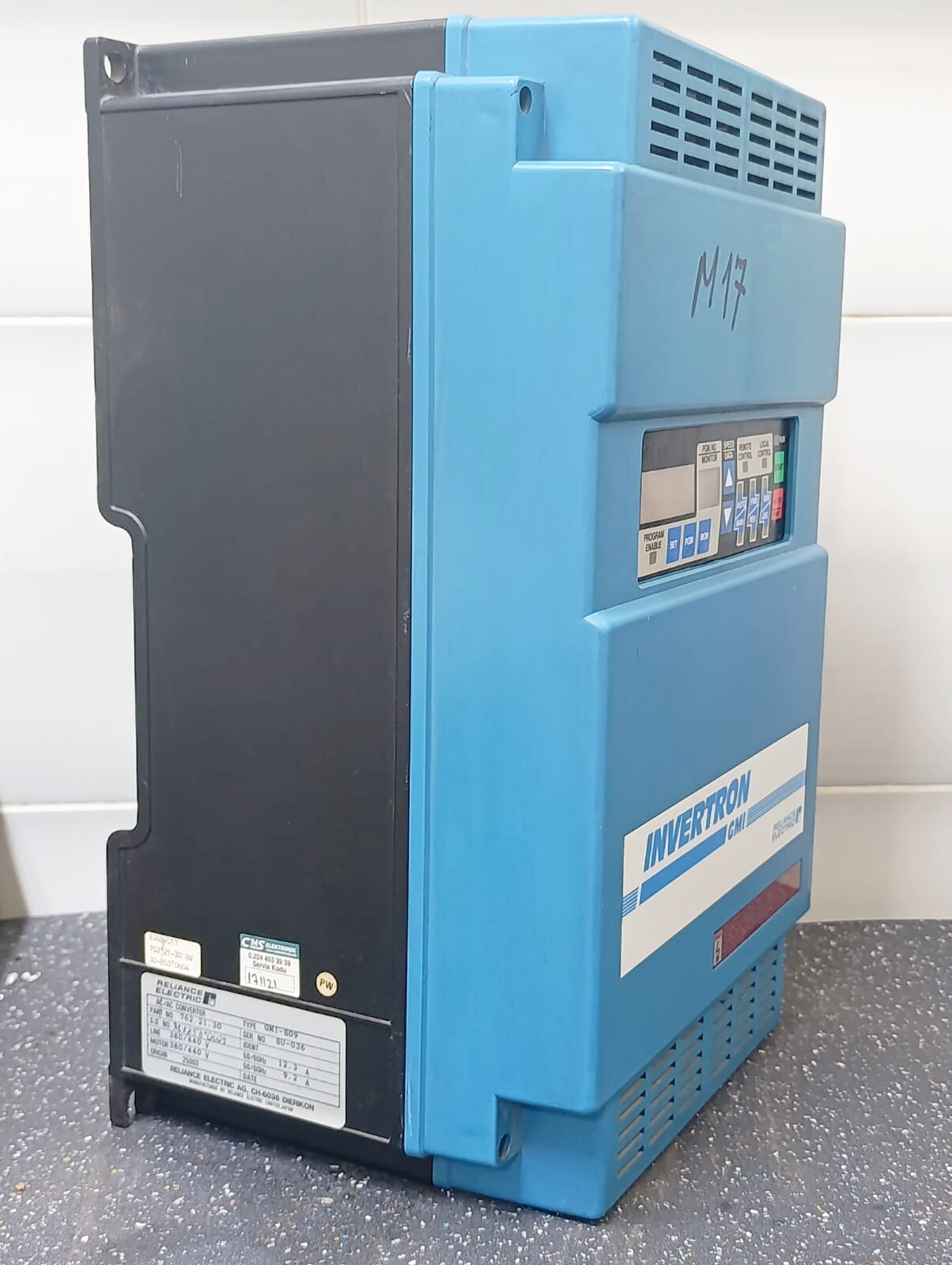 RELIANCE ELECTRIC INVERTRON GMI AC/AC CONVERTER GMI-S09 762.21.30 GMIS09 7622130