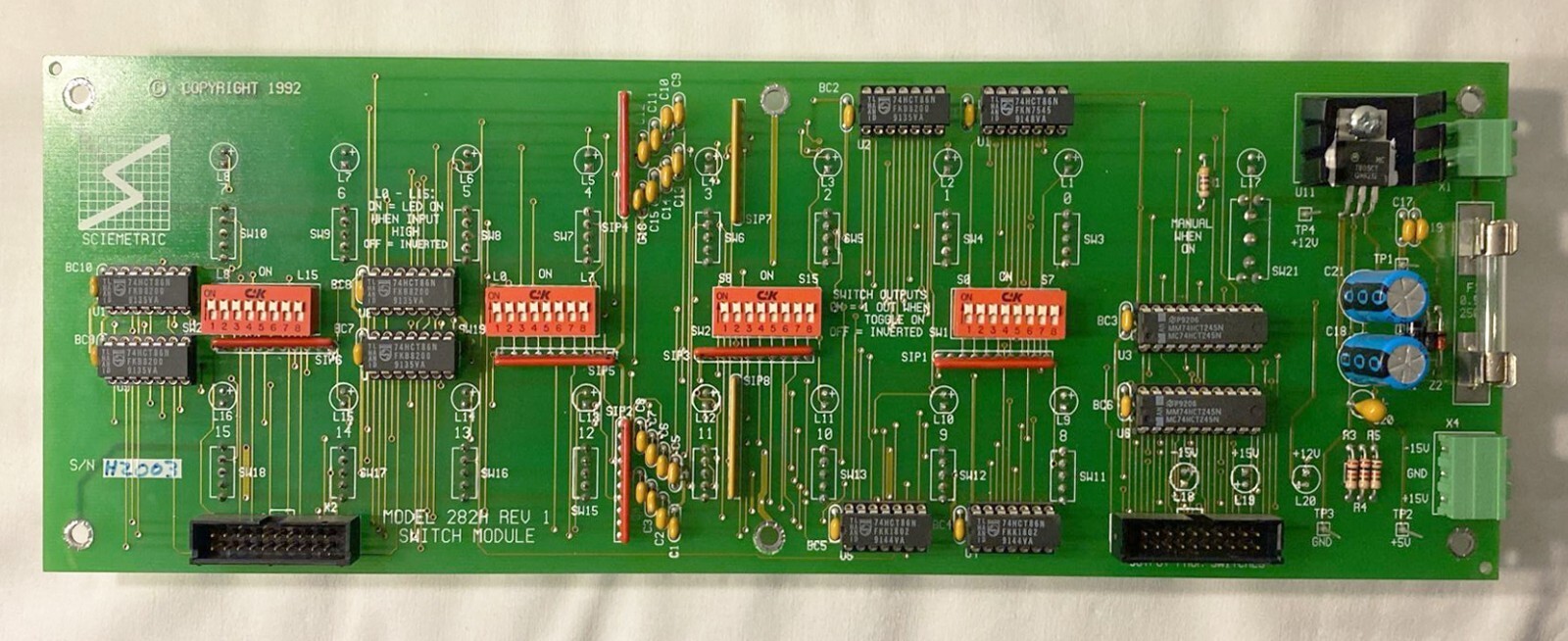 SCIEMETRIC Lot of 8 analog and digital modules - See description list