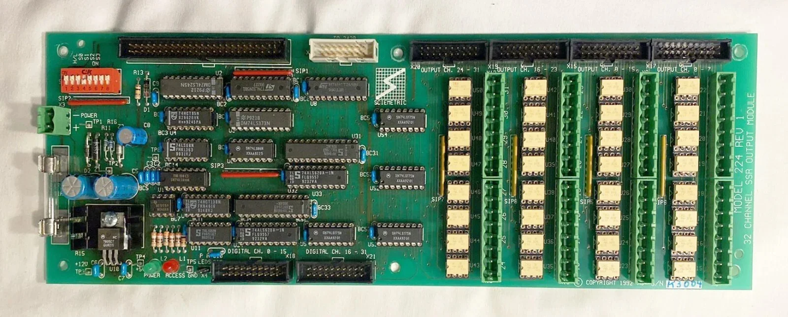 Sciemetric Lot of 8 Analog and Digital Modules – front view
