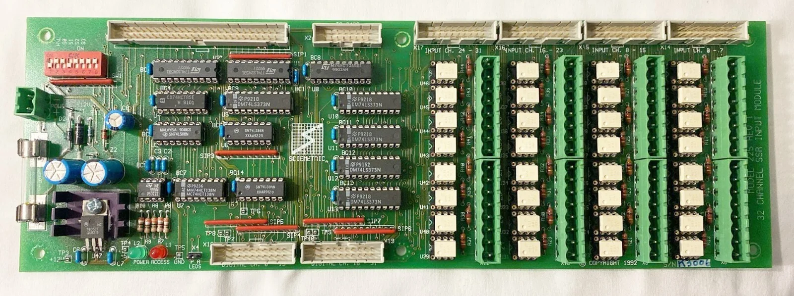 Sciemetric Lot of 8 Analog and Digital Modules – front view