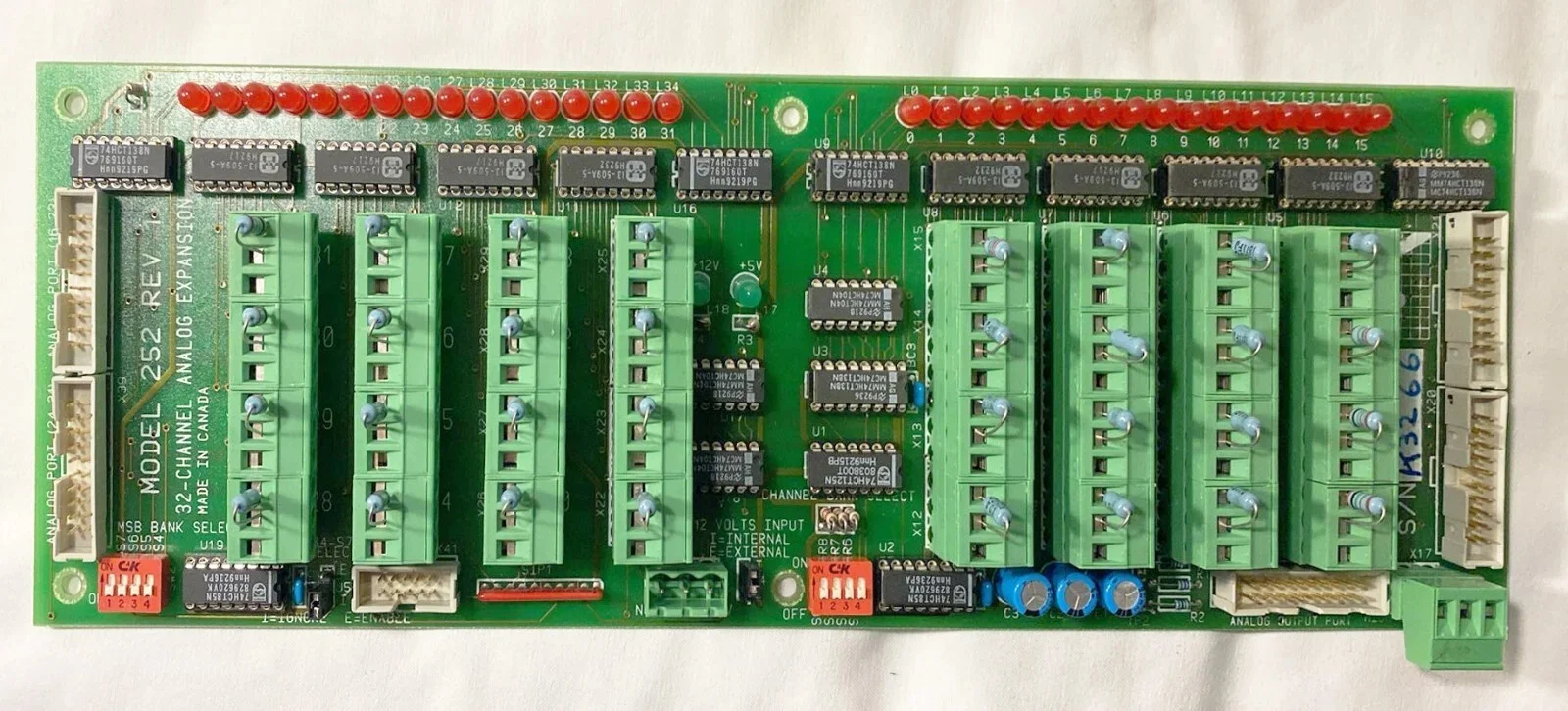 Sciemetric Lot of 8 Analog and Digital Modules – front view