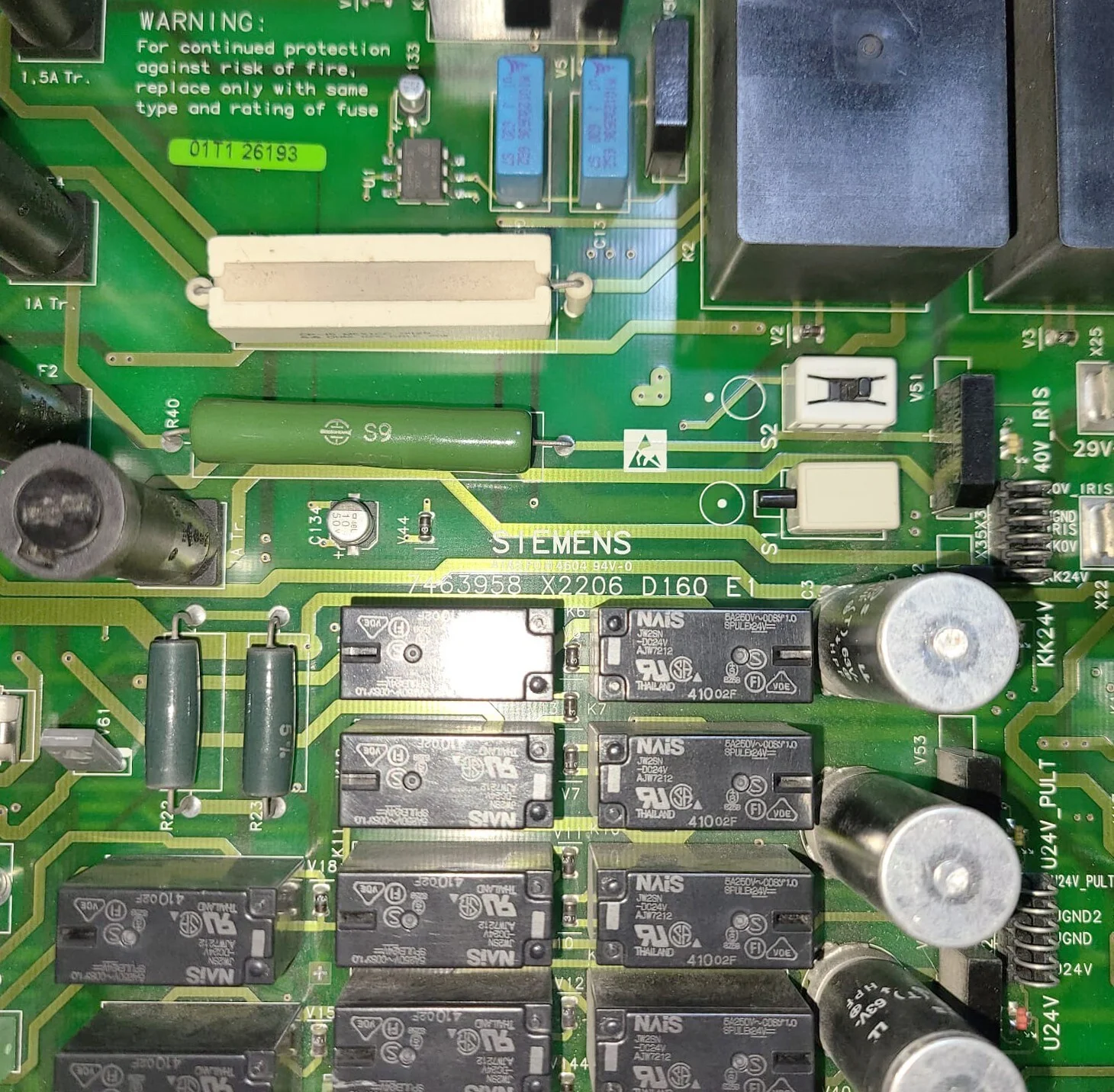 Siemens 7463958 X2206 D160 E1 Industriemodul – Vorderansicht