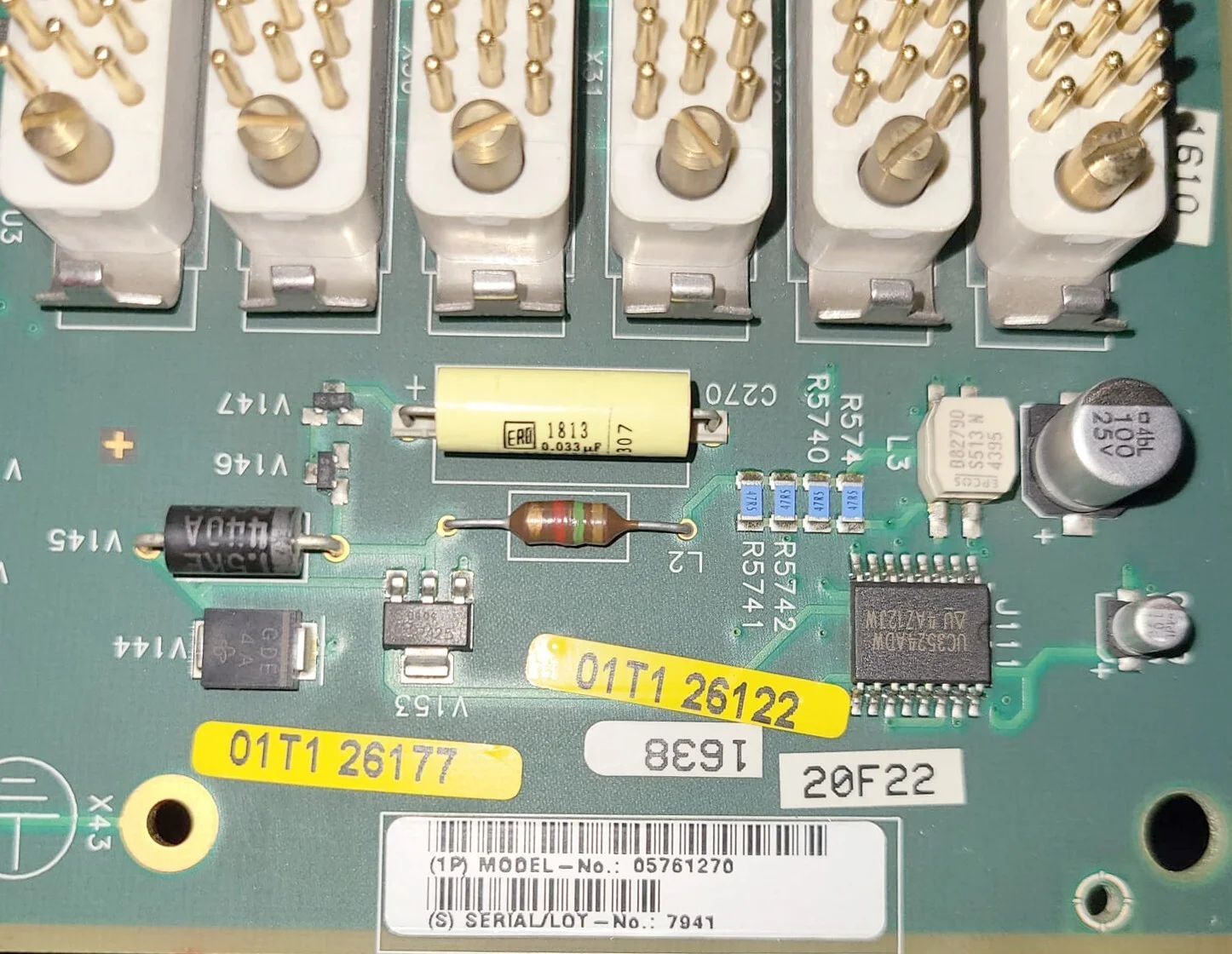 Siemens Multix X2206 D100 E2.3 Radiologie-Steuermodul 05761270 – Vorderansicht
