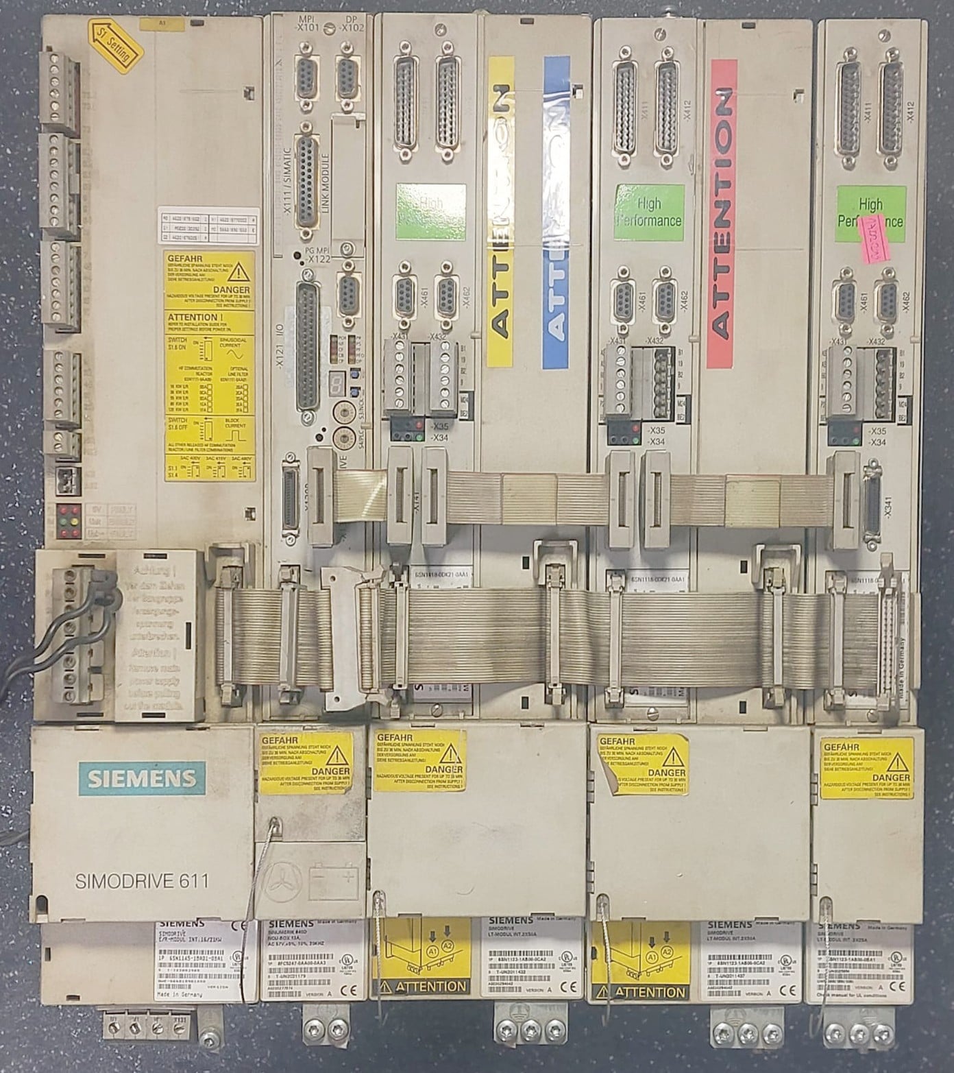SIEMENS SIMODRIVE 611, E/R-MODUL INT.16/Z1KW, 6SN1145-1BA01-0BA1