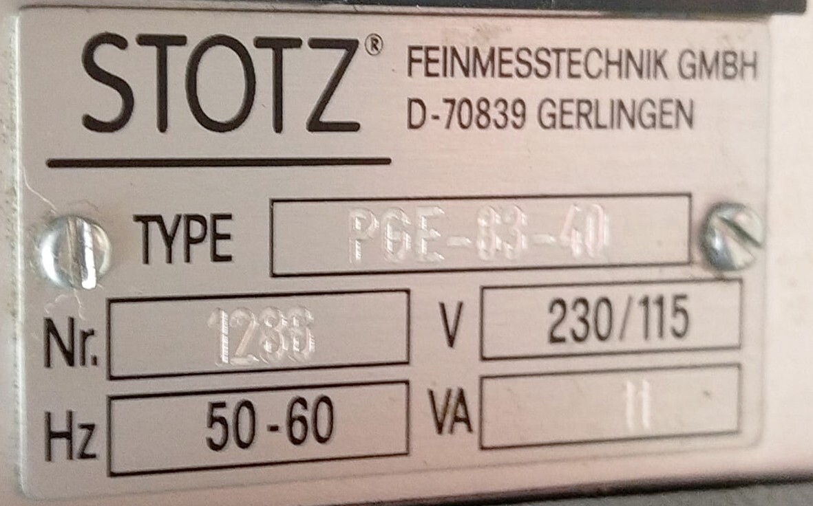 Stotz pneumatic controller PGE-83-40