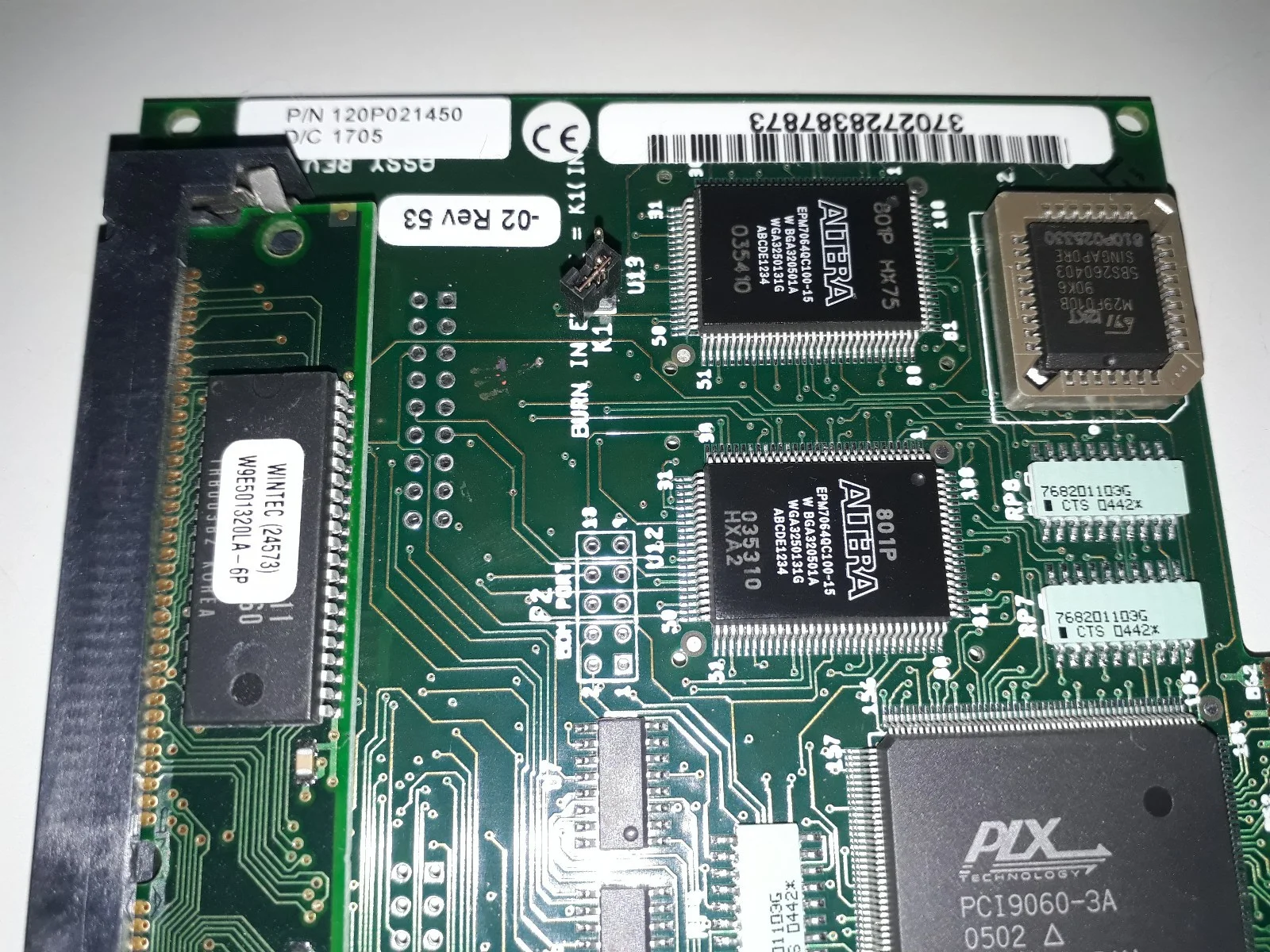 Sun Microsystems 370-2728 Serial Interface Card – front view