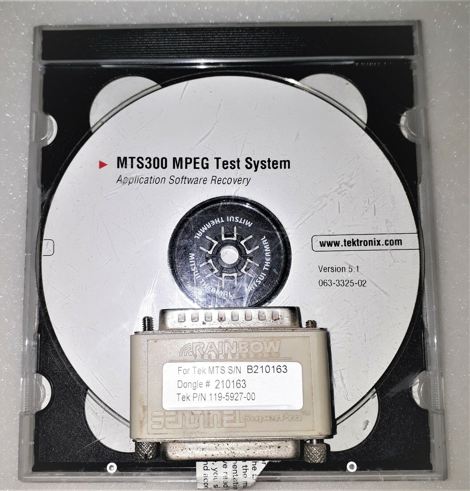 Tektronix MTS300 MPEG Test System Application software