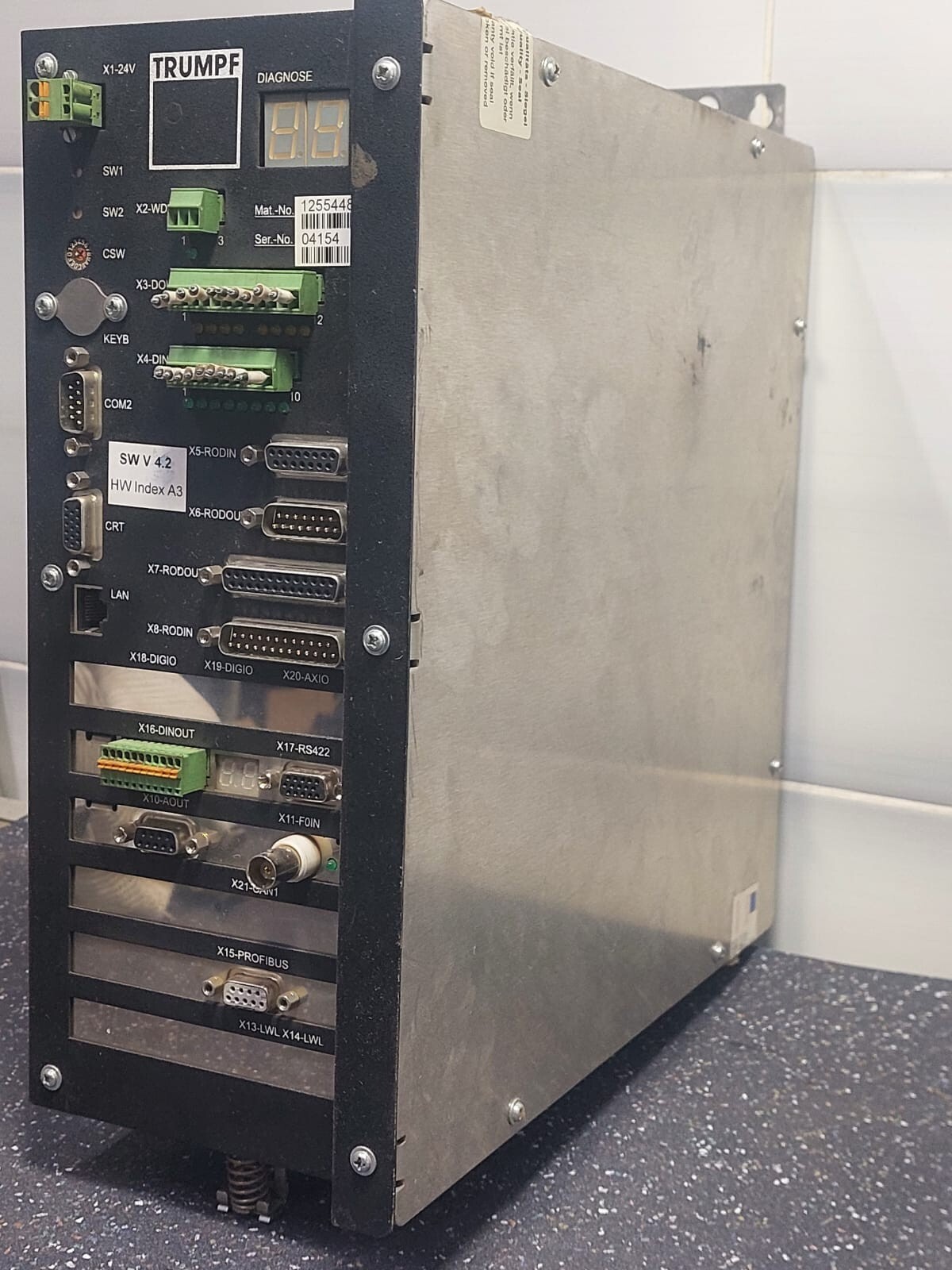 Trumpf controller Mat 1255448 HW INDEX A3 SW V4.2
