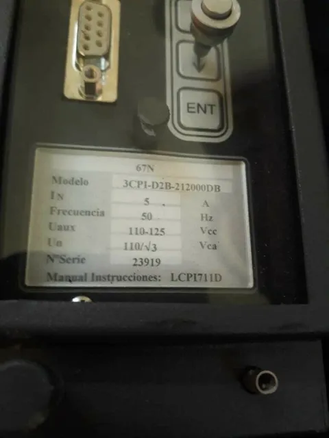 3CPI-D2B-212000DB Over Current Protection Relay